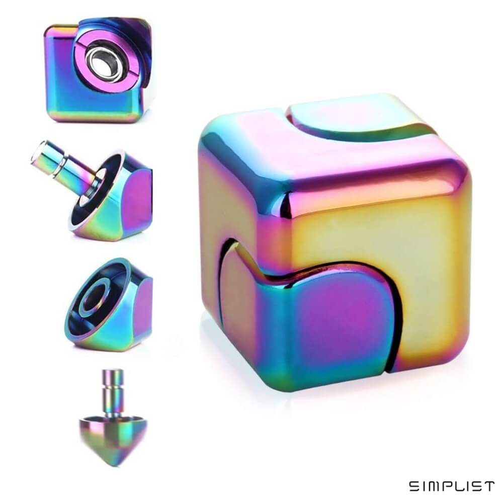 Colorful Square Decompression Cube to Relieve Anxiety Help Improve Concentration