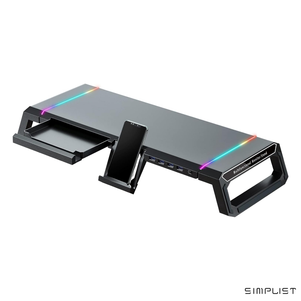 monitor stand KYOLLY RGB Gaming Computer Monitor Stand Riser