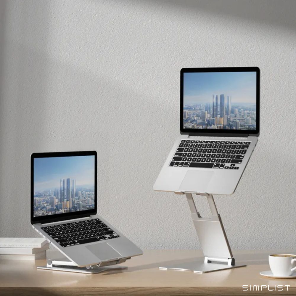 Height Adjustable 3 tier laptop stand