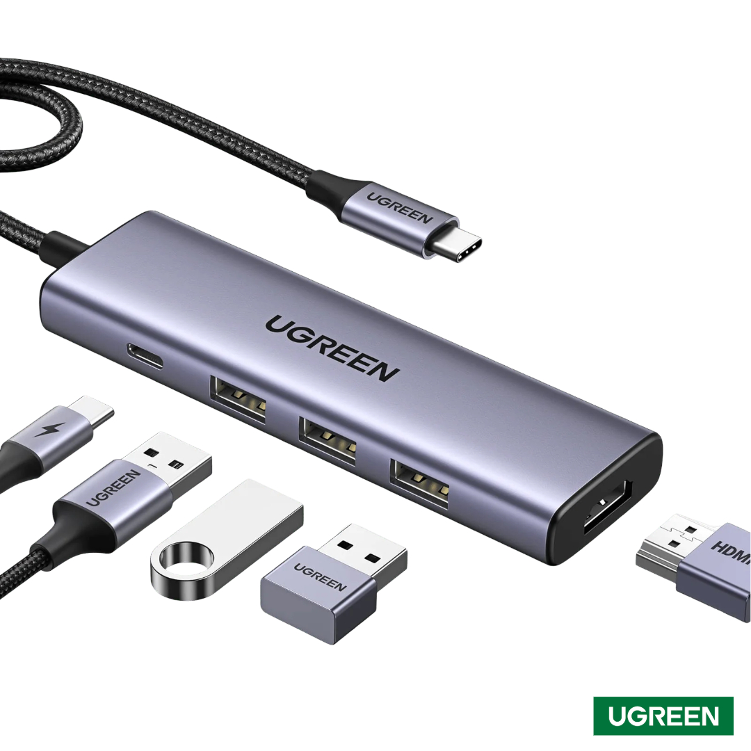 Ugreen Revodok 5 in 1 USB-C Hub with 4K HDMI -15596