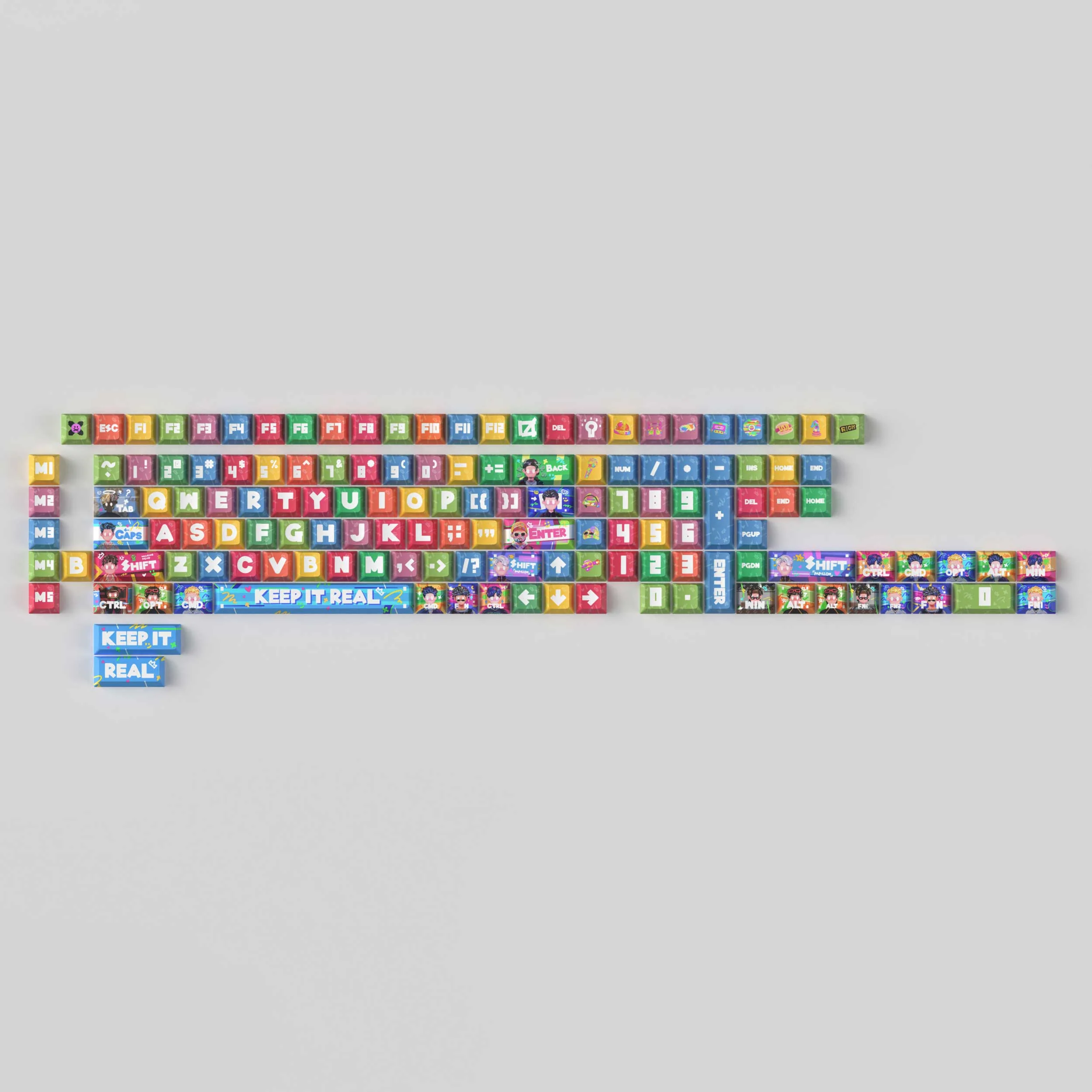 Double Shot KSA PBT Keycap Full Keycap Set