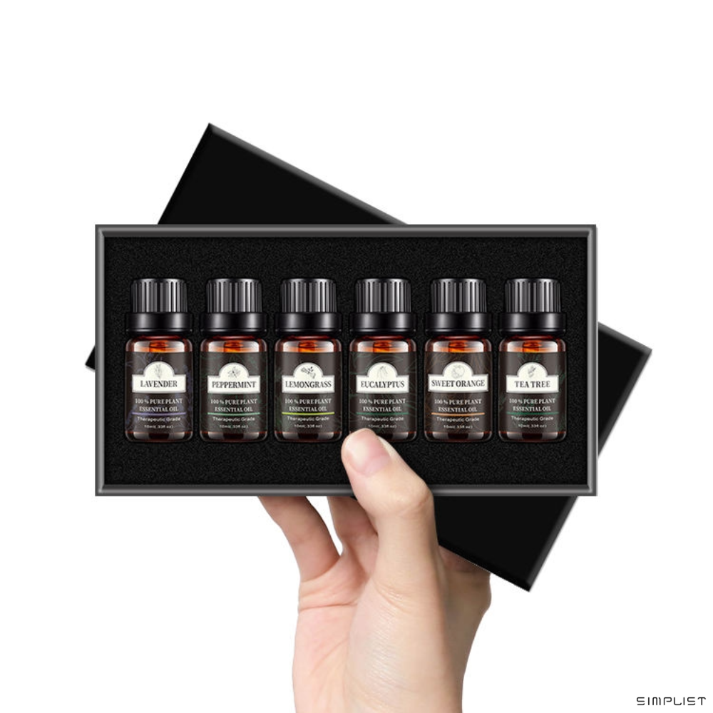 Airomaz  Natural Therapeutic grade - Essential Oil (6) Pack