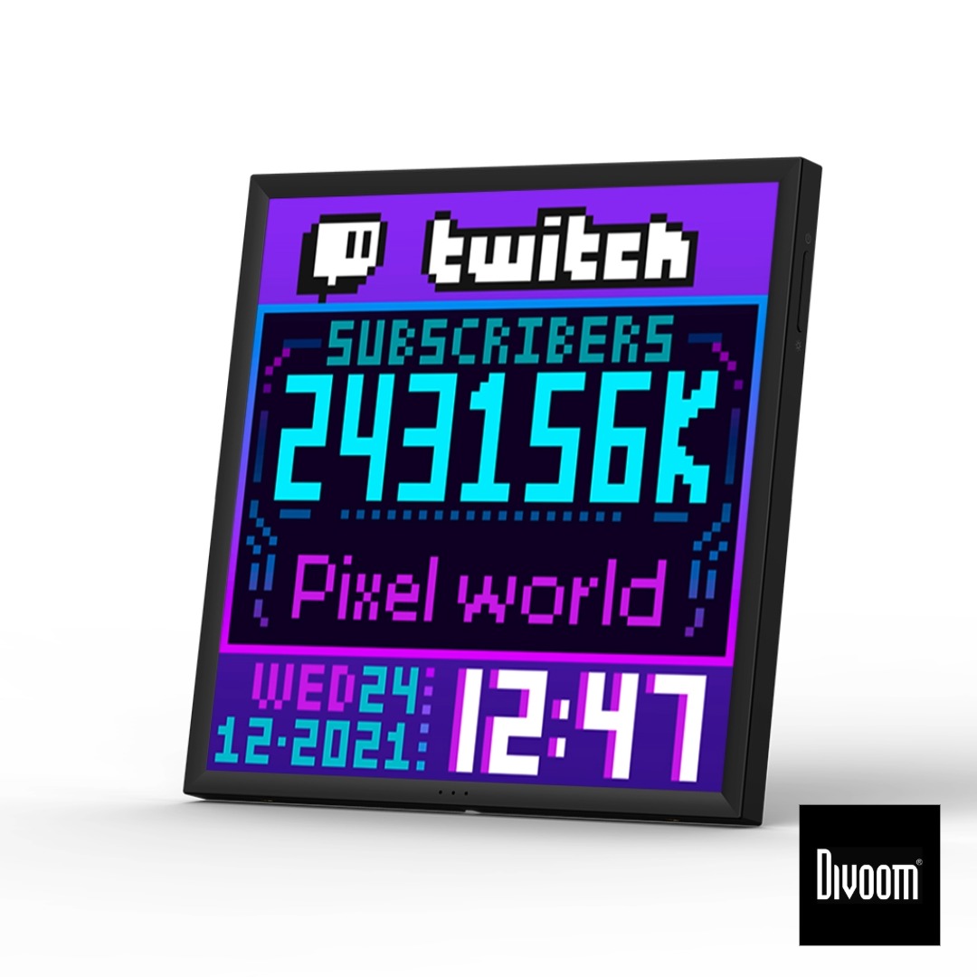 Divoom Pixoo64 - 64x64 Pixel Art LED Display